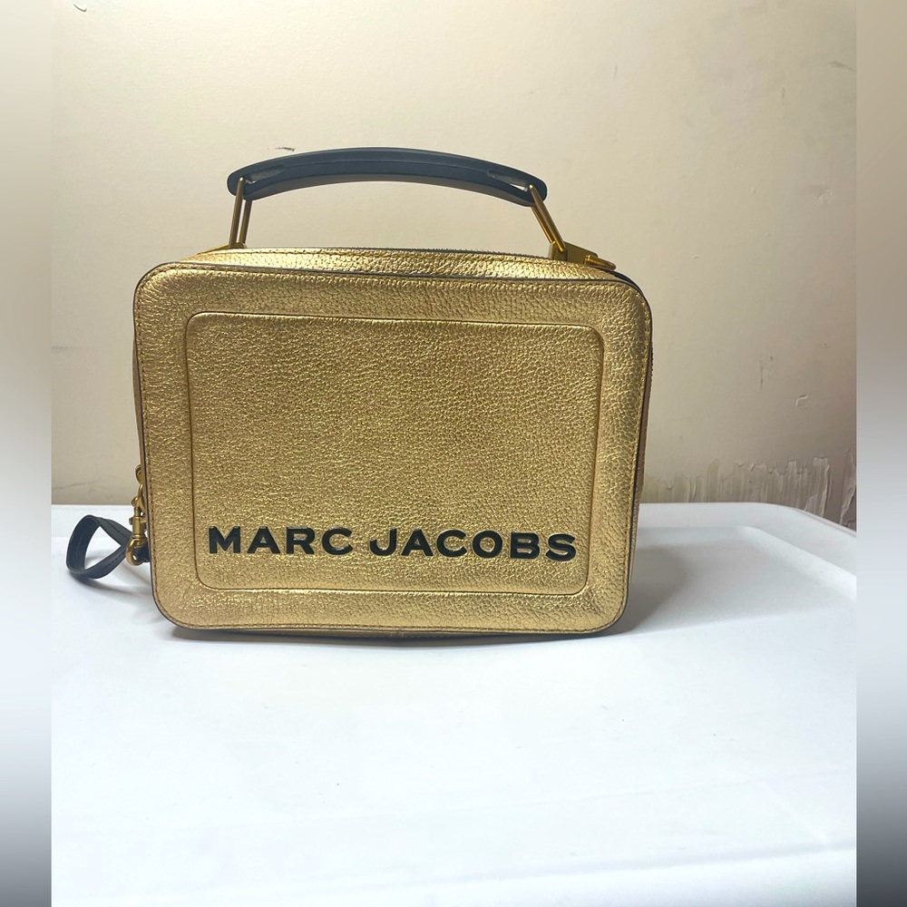 Marc Jacobs Gold Crossbody Bag